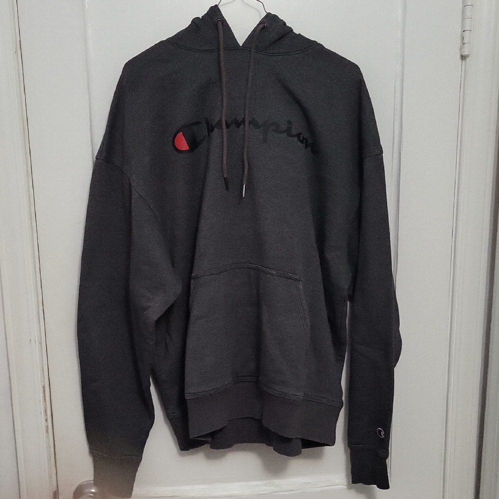 Champion Men's Dark Gray Hoodie